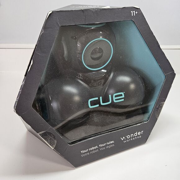 Wonder Workshop Cue the CleverBot Coding Robot Model QU01 Original Box TESTED - Picture 4 of 5